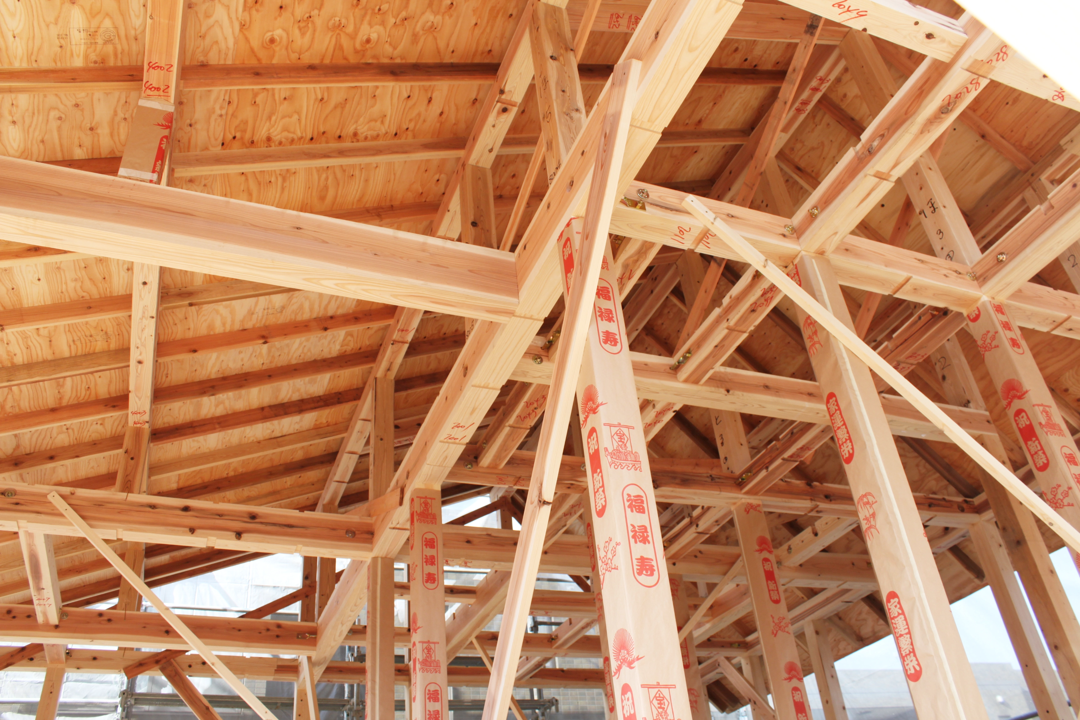 木造軸組工法の構造